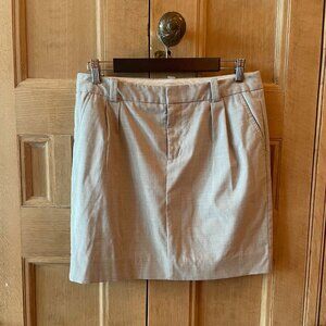 Light Grey Gap Mini-Skirt, Size 4
